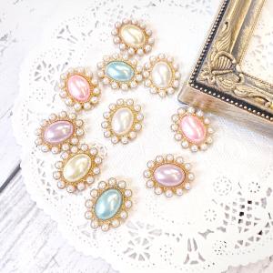 アクセサリーパーツ パールフレームとパステルパー...の商品画像