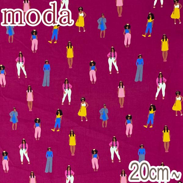 Moda　パッショナブルガールズ　13Mパープル系　10cm単位　切り売り　RS-1027　モダ　R...