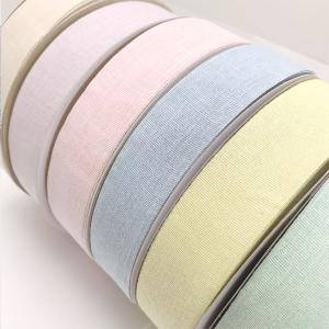 パステルカラーのリネン風リボン 幅38mm 1...の詳細画像4