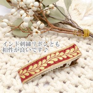 ヘアクリップ 大きな四角いヘアクリップ アンテ...の詳細画像4
