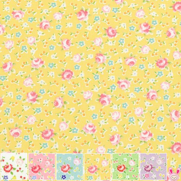 ガーリーなミニローズ　スケア生地　HM10552S　双日　［在庫限り］[SALE価格]　(50cm以...