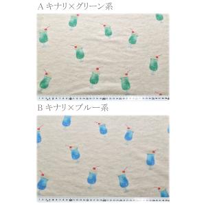 クリームソーダ コットンリネンシーチング生地 ...の詳細画像1