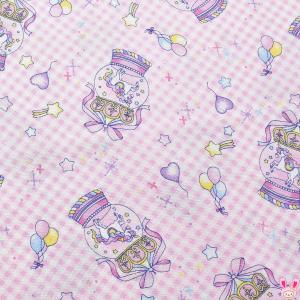 ドリームライトファンタジー Aピンク系 10cm単位 切り売り ツクリエ ICFB-03 シーチング生地