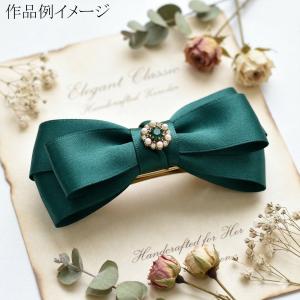 両面サテンリボン 緑系の詳細画像4