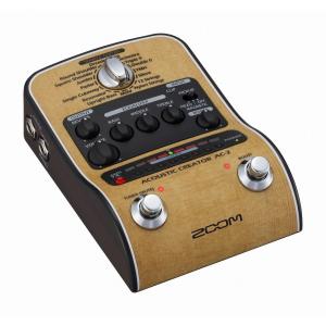 ZOOM ズーム Acoustic Creator アコースティックギター用プリアンプ AC-2｜manmandougakki