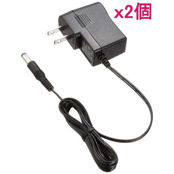 x2個 KC 9V ACアダプター 500mA センターマイナス仕様 AD9V/500mA AD-9...