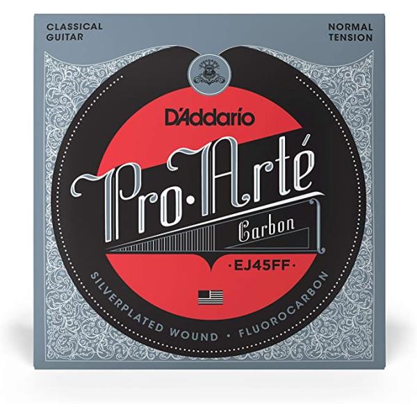 D&apos;Addario ダダリオ クラシックギター弦 プロアルテ Carbon Normal EJ45F...