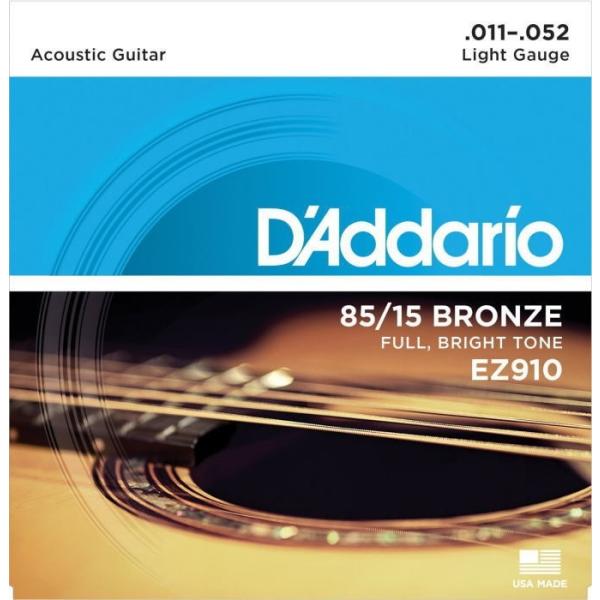 D&apos;Addario EZ910 Light  アコースティックギター弦 NEW