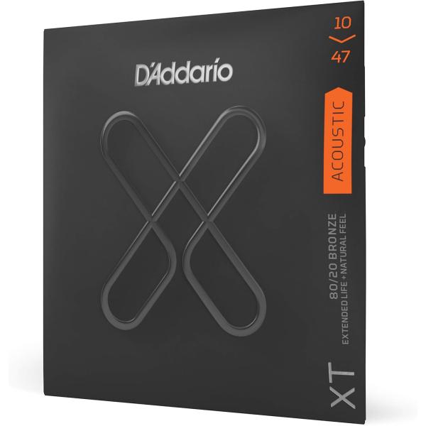 D&apos;Addario ダダリオ アコースティックギター弦 XT コーティング弦 80/20ブロンズ E...
