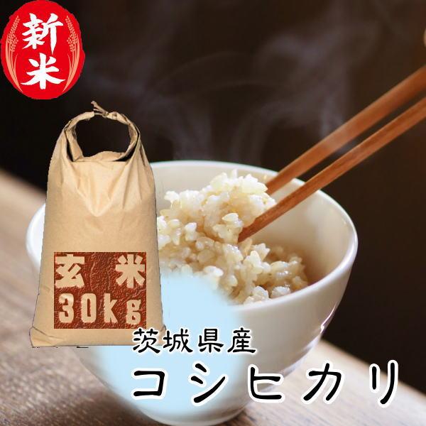 新米 30kg コシヒカリ 玄米 お米 8年産 茨城県産 送料無料 『令和8年茨城県産コシヒカリ玄米...