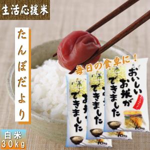 30kg お米 白米 安い (10kg×3袋) 訳あり ブレンド米 送料無料  『国内産たんぼだより(白米10kg×3)』｜manmayarice