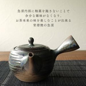 お茶が美味しくなる 急須 常滑焼 伊羅保 おし...の詳細画像1