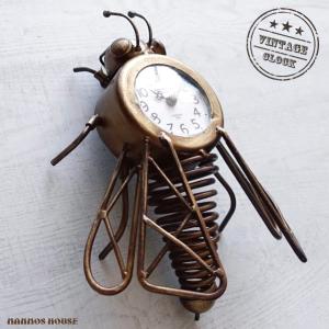 大きい掛け時計 おしゃれ 壁掛け 時計 ショップ風 ビンテージ 男前