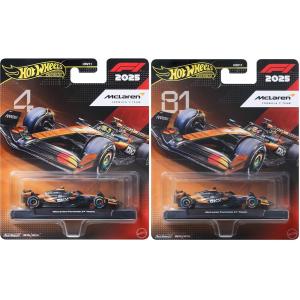 ホットウィール マクラーレン フォーミュラ1 チーム #4 #81 2種セット (JKD81 JKD...