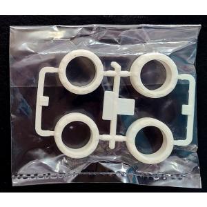 ミニ四駆 小径ナロータイヤ ハード ホワイト タミヤ 単品パーツ