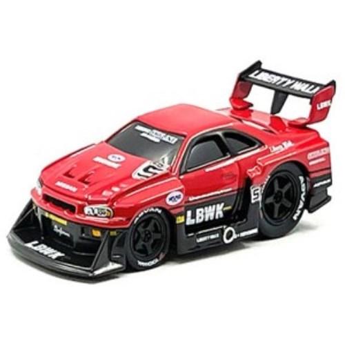 マイスト マッスルマシーン LBWK 1999 ニッサン スカイライン GT-R R34 レッド (...