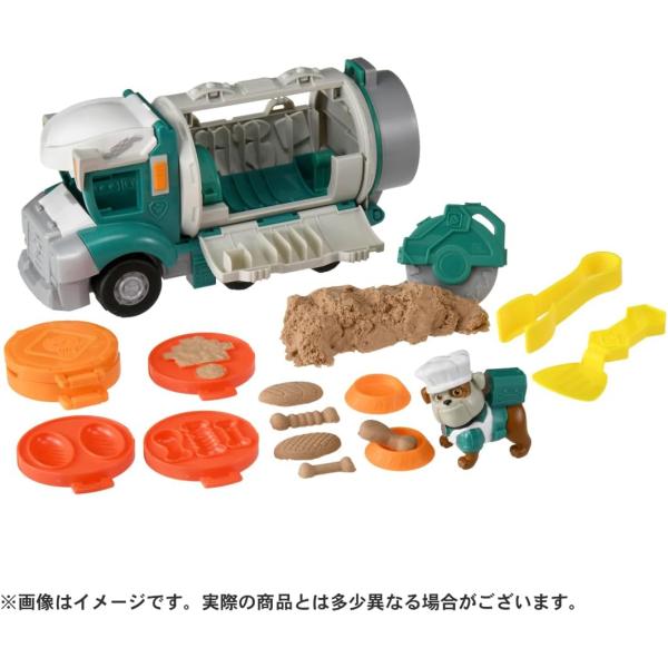 パウパトロール ラブル＆クルー グラベルじいちゃんのクルーフードトラック (お砂付き) (タカラトミ...