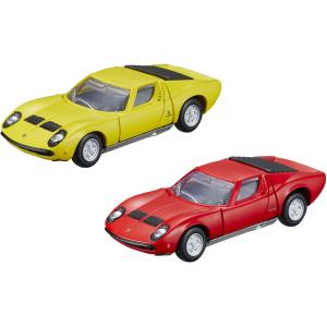 トミカプレミアム 05 ランボルギーニ ミウラ P400S (2台セット) (通常版+発売記念仕様) (タカラトミー ミニカー おもちゃ) (7/18発売)