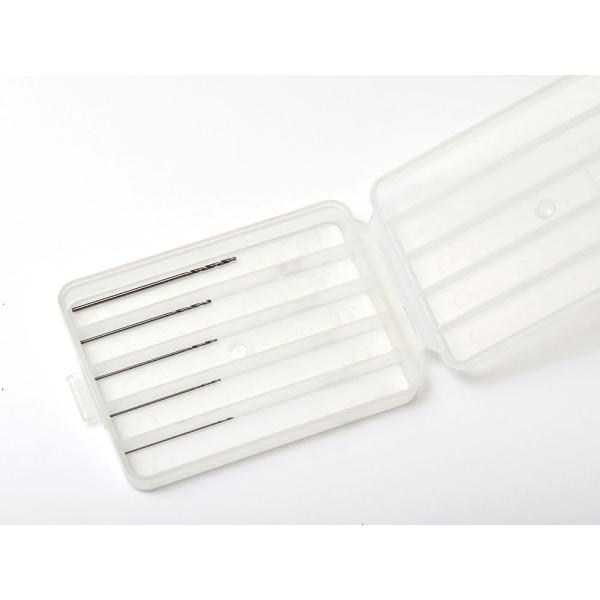 極細ドリル刃セット （0.3，0.4，0.5，0.6，0.8mm各1本入り）