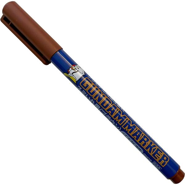 ガンダムマーカー スミいれ用 ブラウン 極細タイプ GSIクレオス GM03