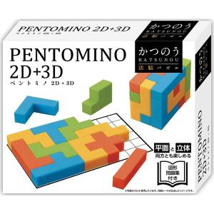 活脳パズル ペントミノ 2D+3D ハナヤマかつのうシリーズ｜mannenya