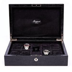 高級時計ケース　ラポート４本収納 ラポート ロンドン(Rapport LONDON) Brompton Brown Ten Watch Box