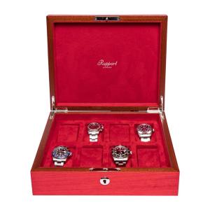 ラポート ロンドン(Rapport LONDON) Heritage Red Eight Watch Box｜mano-a-mano