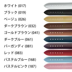 腕時計ベルト バンド カーフレザー 本革 裏面...の詳細画像1