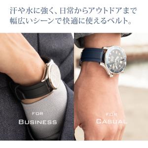 腕時計 時計ベルト バンド 完全防水 FKM ...の詳細画像4
