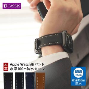 アップルウォッチ 100m防水 applewatch 9 8 7 6 5 4 3 2 1 SE Ultra2 ウルトラ NURNBERG ニュルンベルク カーフ 牛革 カシス 保護カバー付 メンズ 時計ベルト｜mano-a-mano