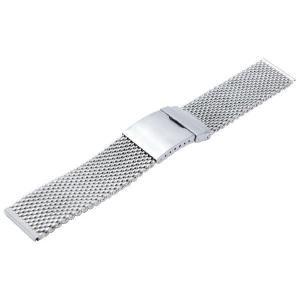 BAMBI（バンビ） 22mm幅 ステンレス製メッシュ鏡面仕上げ 腕時計バンド