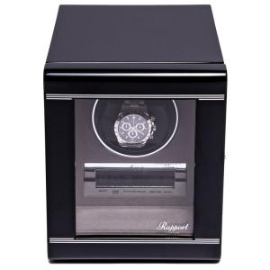 ラポート ロンドン(Rapport LONDON) Formula Single Watch Winder in high gloss Black finish.｜mano-a-mano