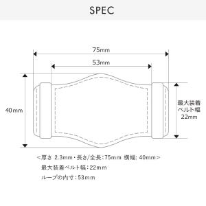 時計ベルト 革ベルト カーフ 牛革 裏面防水 ...の詳細画像2
