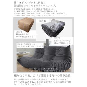 ウレタンソファ 圧縮ソファ 二人掛け トーゴ ...の詳細画像4