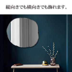 ウォールミラー おしゃれ ウェーブミラー 壁掛...の詳細画像2