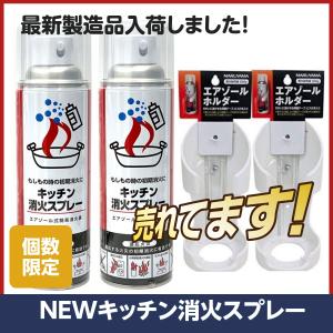 消火スプレー エアゾール式簡易消火具 最新2024/3製造品 キッチン消火 スプレー 消火器 消化器 火消し 家庭用 厨房 飲食店 キッチン キャンプ