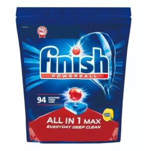 フィニッシュ オールインワン パワーボール 94粒 大容量 食器洗い機用洗剤 キッチン用　パワーボール　タブレット