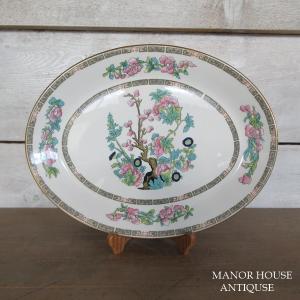 イギリス ビンテージ British Anchor Pottery 花柄 プレート