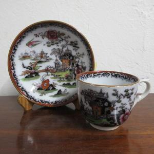 イギリス ブルーウィロー ブルーアンドホワイト カップアンドソーサー