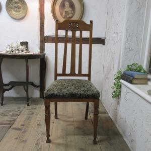 イギリス アンティーク 家具 ダイニングチェア 椅子 イス 木製 オーク
