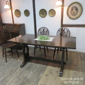 イギリス アンティーク 家具 ダイニングテーブル ドローリーフテーブル