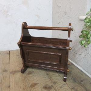 イギリス アンティーク 家具 マガジンラック カンタベリー 楽譜入れ