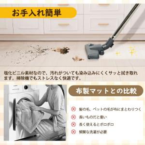 キッチンマット 透明 サッと拭ける 撥水 防油...の詳細画像5
