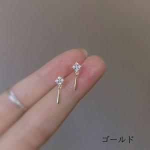 ピアス 18金 アレルギー対応 揺れる シンプ...の詳細画像2