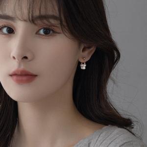 ピアス 18金 フープ アレルギー対応 パール...の詳細画像2