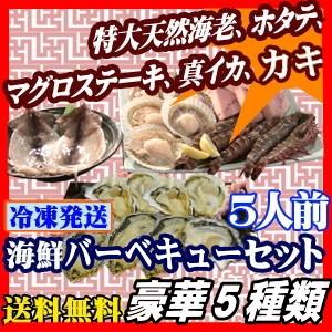 海鮮バーベキュー セット　5人前　送料無料