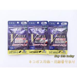 DHC 速攻ブルーベリーV-MAX 20日×3袋(60日分）ネコポス投函・追跡番号あり　賞味期限2028.10以降
