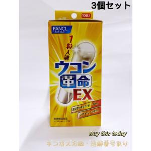 FANCL ウコン革命EX 30日分（10袋×3） サプリメント  ウコン シスチン  健康食品 健康サプリ ファンケル 全国送料無料・ネコポス発送 賞味期限2025.08以降