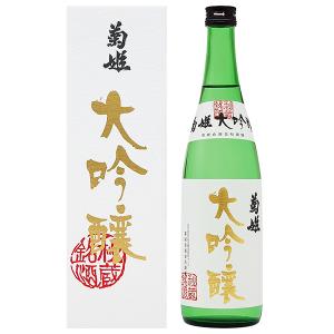 日本酒 地酒 石川 菊姫 大吟醸 専用箱付 720ml｜manroku-y