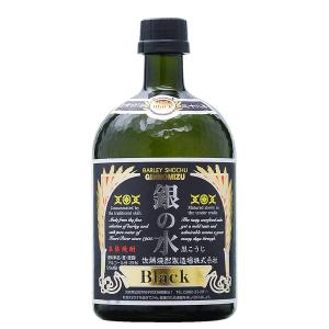 包装不可 佐藤焼酎製造場 銀の水 BLACK 25度 720ml麦焼酎 宮崎｜manroku-y